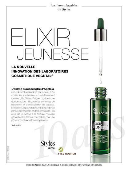 Retouche Yves Rocher - Elixir Jeunesse