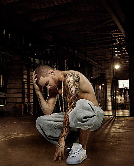 Photomontage Reebok - M.Pokora