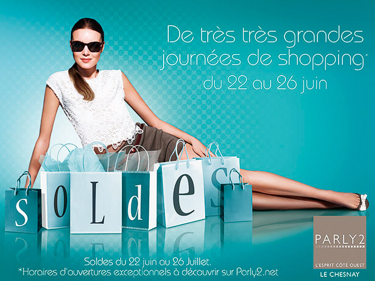 Retouche Campagne Parly 2 - Soldes élé 2011