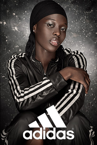 Retouche Adidas avec Myriam Soumaré