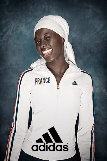 Retouche Adidas avec Myriam Soumaré