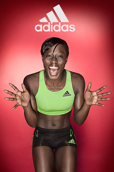 Retouche Adidas avec Myriam Soumaré