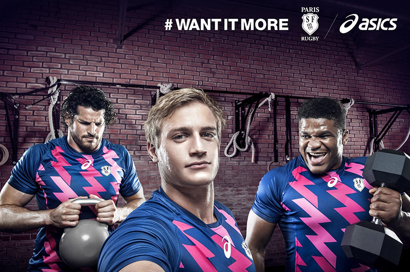 Retouche Asics Stade Français