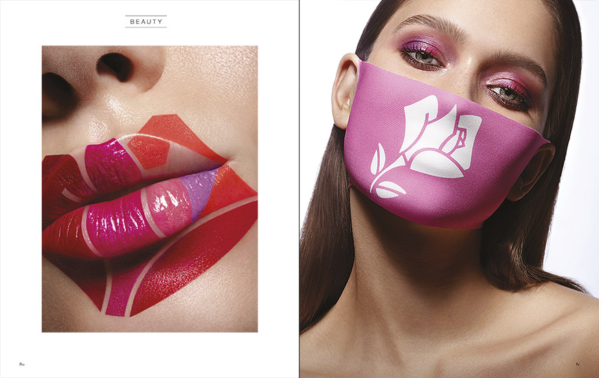 Retouche Harper's Bazaar Vietnam - Édito Masks