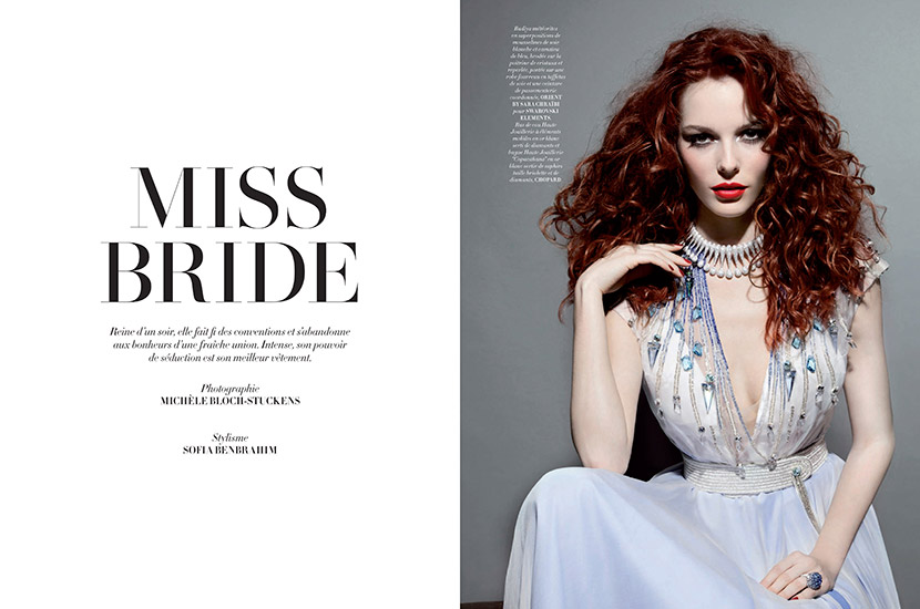 Retouche L'Officiel Maroc n°56 - Édito Miss Bride