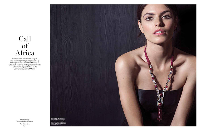 Retouche Manifesto - Édito Chaumet : Call of Africa