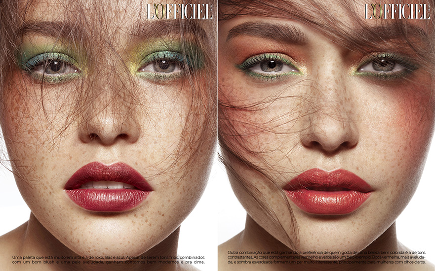 Retouche L'Officiel Brazil - Édito Beleza