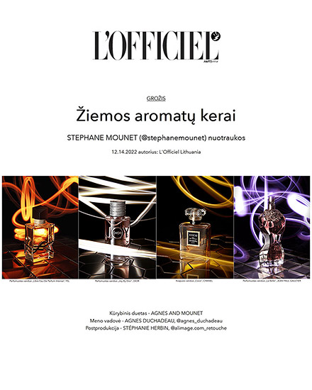 Retouche L'Officiel Lithuania - Édito The magic of winter aromas