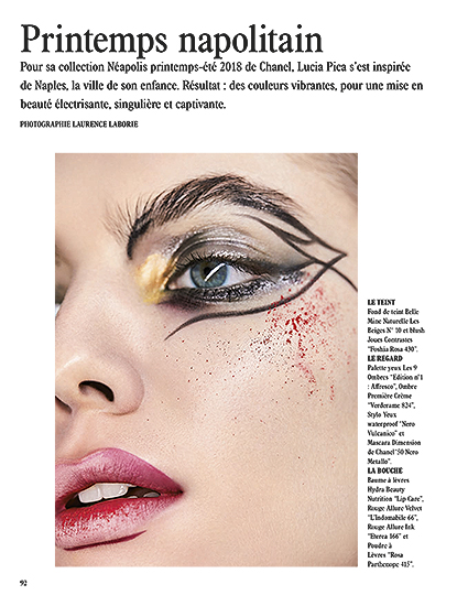 Retouche L'Officiel Maroc n°88 - Édito Printemps Napolitain