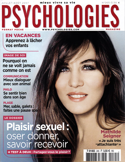 Retouche Psychologies - Mathilde Seigner