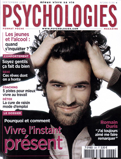 Retouche Psychologies - Romain Duris