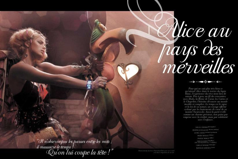 Retouche Révolution magazine - Alice au pays des merveilles