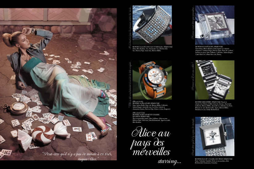 Retouche Révolution magazine - Alice au pays des merveilles