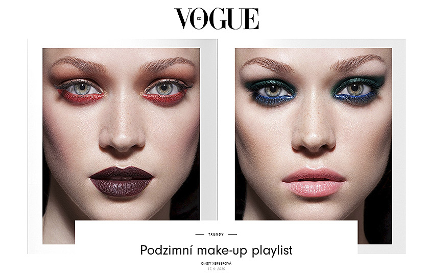 Retouche Vogue CZ - Édito Make-up playlist