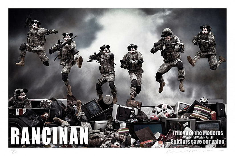 Retouche Trilogie des Modernes - Soldiers saves our values - 2011