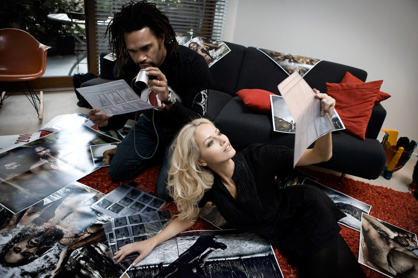 Retouche Christian et Adriana Karembeu