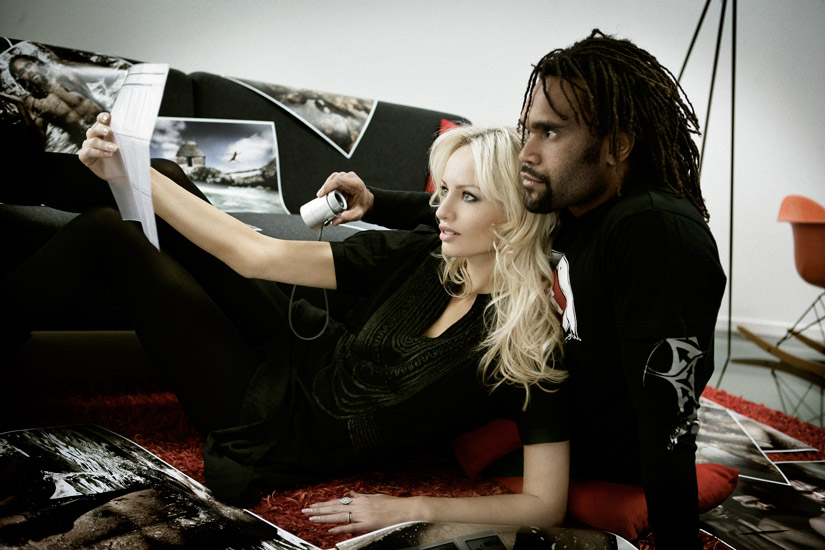 Retouche Christian et Adriana Karembeu