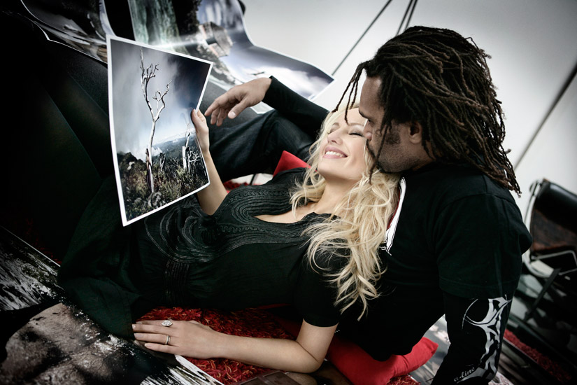 Retouche Christian et Adriana Karembeu