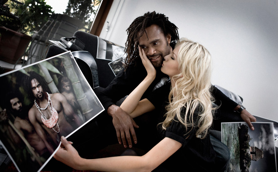 Retouche Christian et Adriana Karembeu