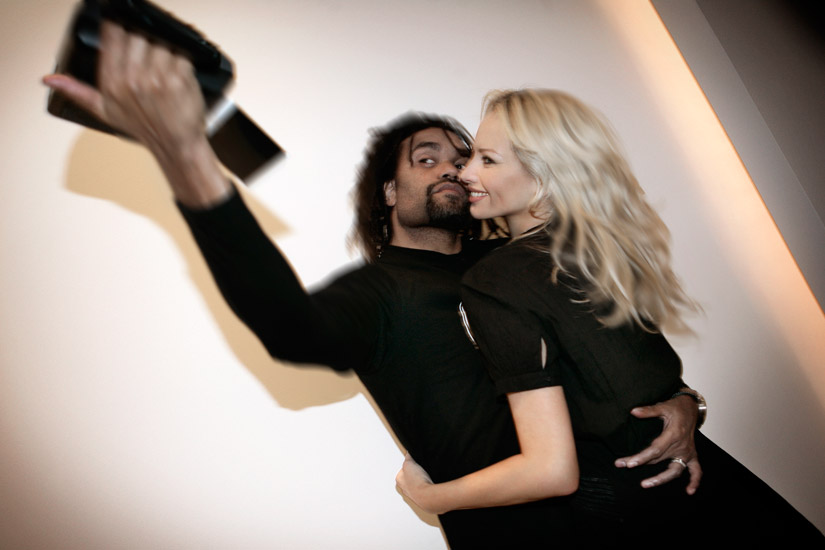 Retouche Christian et Adriana Karembeu