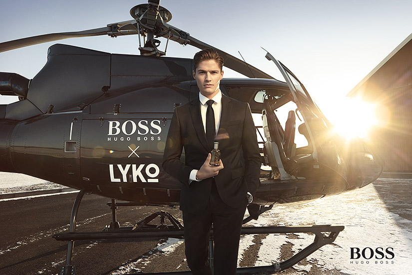 Retouche Campagne Hugo Boss