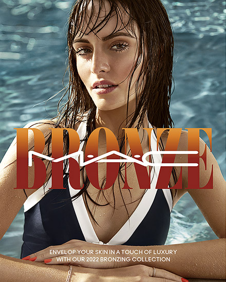 Retouche Campagne Mac Cosmetics - Bronze