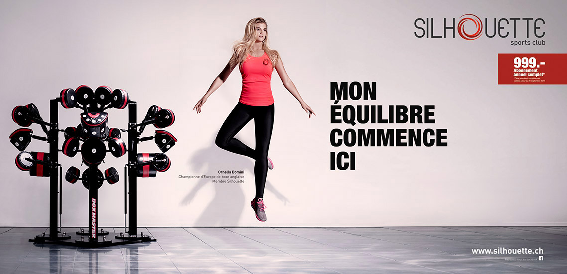 Retouche Silhouette Sports Club avec Ornella Domini