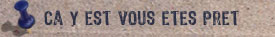 &Ccedil;a y est, vous �tes pr�t