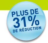 Plus de 31% de réduction