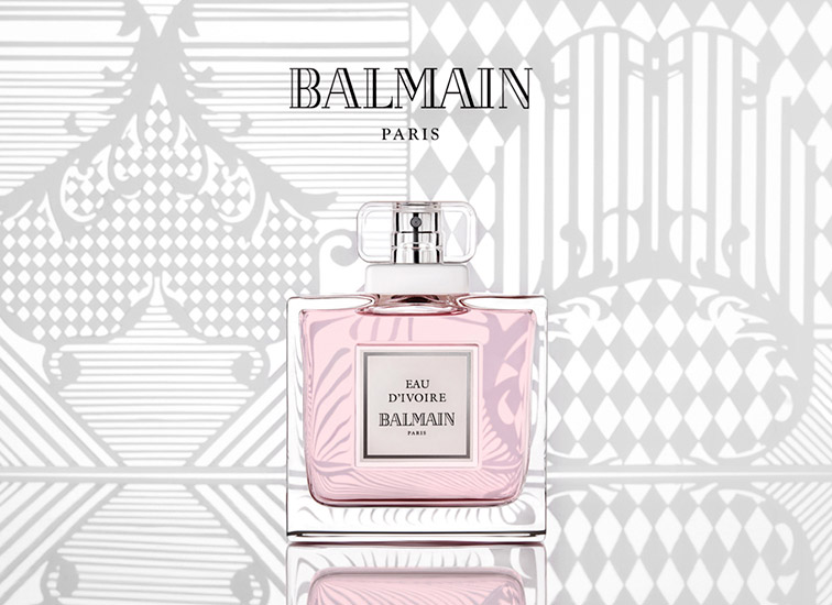 Retouche parfum Balmain