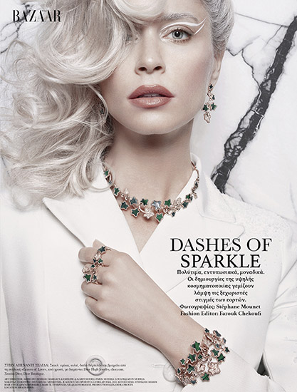 Retouche photo Harper's Dior joaillerie