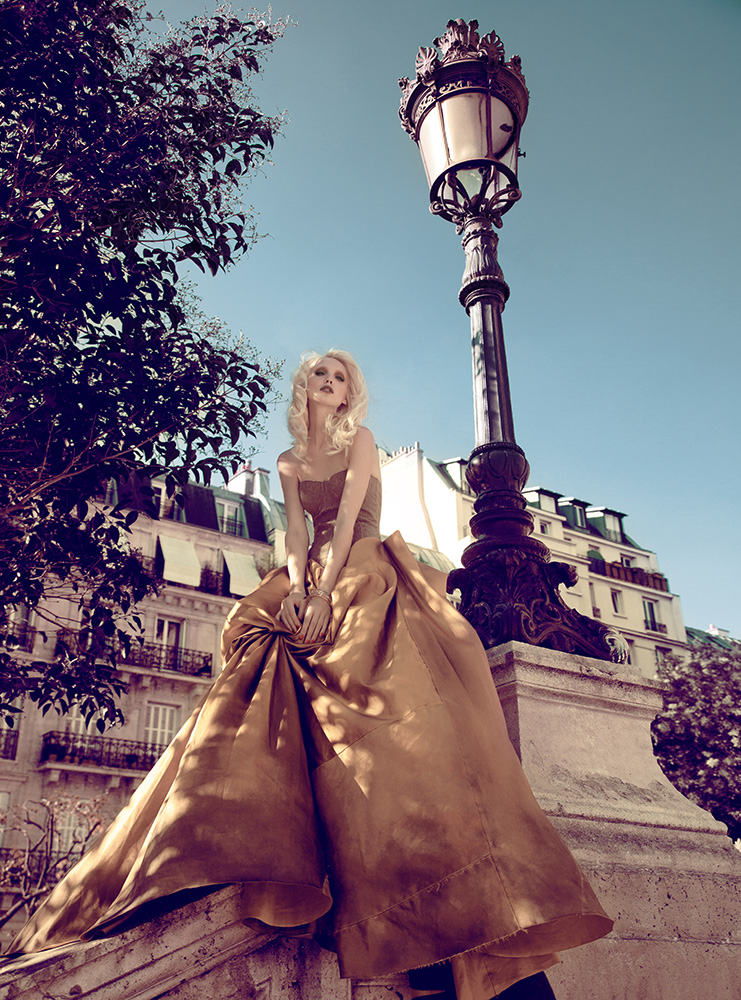 Retouche mode L'Officiel Indian Summer